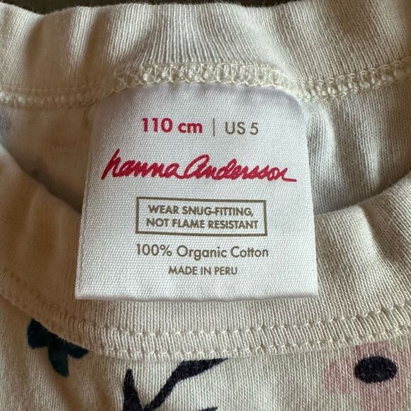 Hanna Andersson size 5 Make It Magic Long John Pajamas - Picture 7 of 9